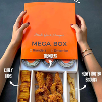 Conteneur Alimentaire de Haute Qualité pour Restaurant, Emballage Personnalisé à Emporter pour Aliments Frits avec Sauce