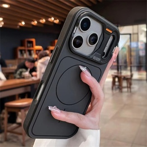 เคสโทรศัพท์แม่เหล็กแบบด้านเรียบหรูคุณภาพสูงสำหรับ iPhone 17 12 13 14 15 16 Pro Max สไตล์ Mecha พร้อมกรอบรูป ป้องกันแรงกระแทก - Product Image 6