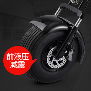 X8 Harley Electric <b>Scooter</b> Brushless Motor Wide Tire <b>Seat</b> Urban Commuter <b>E</b> <b>Scooter</b> Black Unisex - Product Image 2