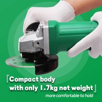 Mini-meuleuse d'angle électrique transfrontalière 220V pour usage domestique et chantier, découpe et ponçage, certifiée CE, modèle NBT-AG-E9913