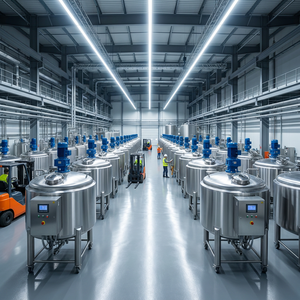 Filtro de Bolsa <span class=keywords><strong>con</strong></span> Conexión de Brida de Gran Capacidad para Filtración Industrial, Planta de Tratamiento de Aguas Residuales, Recipiente de SS304L <span class=keywords><strong>con</strong></span> Davit - Product Image 5