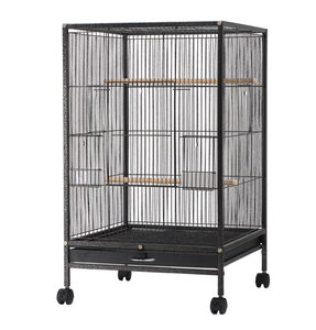 Gabbia di volo di rotolamento Extra Large <span class=keywords><strong>Bird</strong></span> House in ferro battuto grande gabbia per uccelli con supporto di rotolamento - Product Image 1