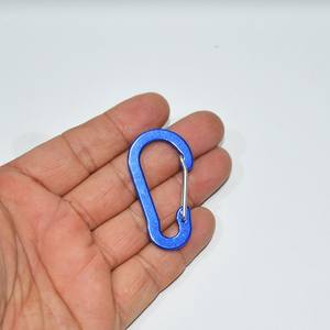 Mosquetón de Aluminio Económico de 40 mm, 50 mm, 60 mm, Gancho de Resorte para Llavero, Mosquetón para <span class=keywords><strong>Escalada</strong></span> al Aire Libre - Product Image 5