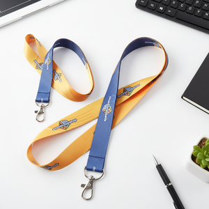 Promotional Gift Custom Logo Airplane ID Card Holder Lanyard-Polyester Durable & Water Resistant
