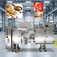 Machine d'emballage semi-automatique à poste unique avec alimentation manuelle pour sceller les sachets de granulés, poudres et snacks, offrant une fermeture stable