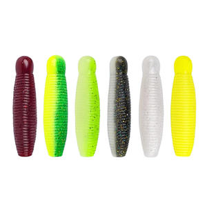 ชุดเหยื่อตกปลาแบบนิ่ม ขนาด 3-6 ซม. ทำจาก PVC ยืดหยุ่นสูง สำหรับตกปลาในน้ำจืด ใช้ตกปลาแบบตีเหยื่อใต้น้ำ ปราศจากสารตะกั่ว จมช้า - Product Image 3