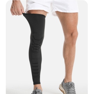 फुटबॉल बास्केटबॉल विरोधी टक्कर संपीड़न के लिए हनीवा पैड घुटने का समर्थन, लंबी पैर घुटने के ब्रेस - Product Image 3