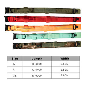Fabricante al por mayor de nylon camuflaje perro <span class=keywords><strong>collar</strong></span> mediano grande - Product Image 2