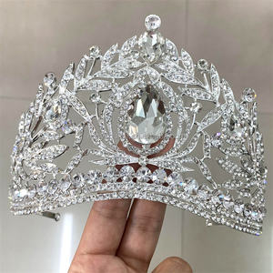 <span class=keywords><strong>Diadème</strong></span> de la couronne <span class=keywords><strong>Miss</strong></span> philippe, offre spéciale, feuille en argent, spectacle de beauté - Product Image 6
