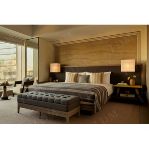 5 स्टार गुणवत्ता ठोस लकड़ी समकालीन डिजाइन आधुनिक वाणिज्यिक होटल कमरे के आराम सूट अपार्टमेंट विला उपयोग के लिए फर्नीचर - Product Image 5