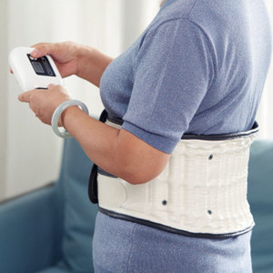 Cinturón de tracción lumbar QY05 con inflado automático eléctrico, talla SMXXL, dispositivo de soporte para la cintura para uso doméstico. - Product Image 1