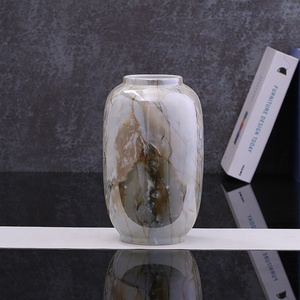 Dekor Keramik Blume strukturierte seron ische ästhetische Vase Herzstück Garten Keramik Vase für Häuser - Product Image 3