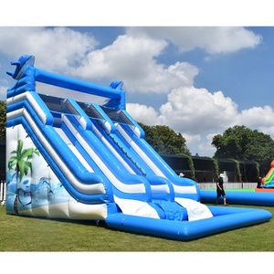 <span class=keywords><strong>Toboggan</strong></span> aquatique géant gonflable pour parc aquatique, thème princesse, Infinity Deluxe, PVC, capacité 500 kg, garantie 6 ans - Product Image 1