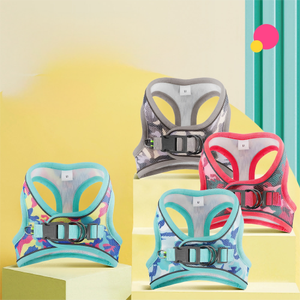 YooGo YG-895 Rompi Harness Hewan Peliharaan Berbahan Bernapas dengan Bantalan Motif Bunga untuk Kucing & Anjing Desain Mewah yang Dapat Di Personalisasi - Product Image 2