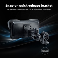 Pantalla Carplay para Motocicleta de 6.25 Pulgadas, 1560*720 HD, IP67 Impermeable, Navegación GPS para Motocicleta con Interruptor Horizontal y Vertical
