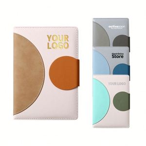 Custom Logo Business <b>Notepad</b> for School Students Color Cute PU <b>Leather</b> A5 Diary Notebook - Product Image 1
