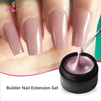 Kits de Gel Constructeur Neissry pour Ongles à Presser, Qualité Salon, Faible Chaleur UV, Flora Milk, Sans Brûlure, Pinceaux, Gelée Étoilée, Usage Professionnel