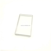 Étui de protection transparent anti-abrasion pour cartes de crédit, style mode, compatible avec les slabs gradés BGS/SGC, en TPU avec logo arc-en-ciel scintillant