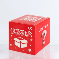 Boîte mystère en matériaux recyclés écologiques de Chine, emballage personnalisé, vente en gros, boîte cadeau surprise, porte-clés en peluche en vrac, jouet de mariage