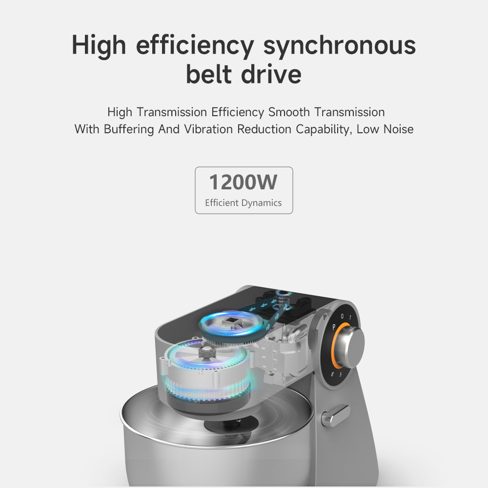 3 in 1 Pastry Stand Food Mixer Household 1200W Kitchen Stand Bread Spiral Dough Mixers Cake Electric Food Mixers With Blender