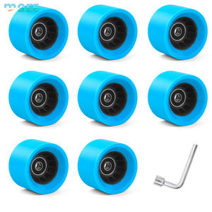 SeeMore 8 pièces intérieur extérieur Quad roues de patin à roulettes pour Roller Derby patinage de <span class=keywords><strong>vitesse</strong></span> 58*32/39mm 82A roues de ligne de remplacement - Product Image 6