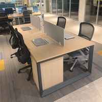 Moderne 4 6 8 Personne Bureau Poste De Travail Escritorio De Oficina Longue Table Bureau Poste De Travail Cloisons Bureau Bureau