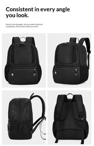 Sac à dos de sport pour <span class=keywords><strong>basketball</strong></span>, football, volleyball, entraînement, rangement, jeu d'équipe, logo personnalisé, numéro, fermeture éclair Oxford, bandoulière - Product Image 2