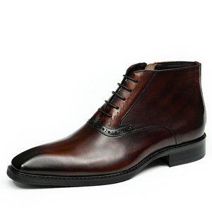 Sandales en cuir véritable respirantes de haute qualité, sandales de marche en plein air, sandales plates décontractées pour hommes, mode été - Product Image 3