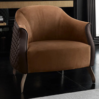 Fauteuil haut personnalisé moderne inclinable, mobilier de salon, en velours, livraison gratuite