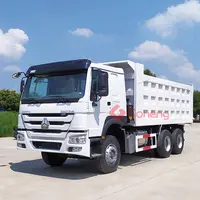 ישיר למכור בשימוש ידנית סין טיפר dump משאית 6*4 sinotruck howo דיזל איש 371hp 375hp