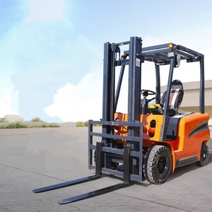 High Mast 4 Ton Electric Forklift Construction Site <b>Material</b> <b>Handling</b> Walkie QIHANG Solid Tire Electric Side Shifter - Product Image 2