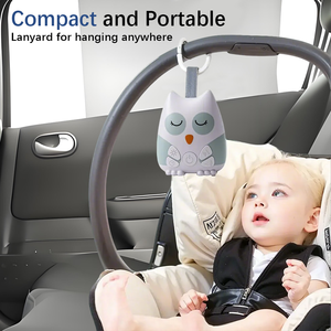 Machine à bruit blanc pour le sommeil du bébé, machine à berceuses pour bébé, relaxation, création d'une atmosphère apaisante, machine à sons apaisants pour bébé - Product Image 5