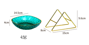 Nouveau plateau de présentation en <span class=keywords><strong>plastique</strong></span> cristal de luxe, contenants de stockage pour salades et aliments, plat de décoration <span class=keywords><strong>alimentaire</strong></span> coloré, plateau à fruits secs, bonbons, fruits - Product Image 6