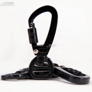 Mosquetón de Aleación de Zinc Negro Baichao S12, Gancho de Seguridad para Perros, Llavero para Camping, Senderismo, Escalada, Venta al por Mayor de Fábrica, Giratorio para Correa - Product Image 6