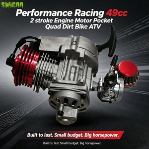 <span class=keywords><strong>Moteur</strong></span> de course haute performance 2 temps 49cc pour <span class=keywords><strong>Pocket</strong></span> Bike, <span class=keywords><strong>Quad</strong></span>, Dirt Bike et VTT - Product Image 2