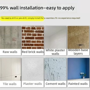 Paneles de Pared con Textura de Piedra SPC, Azulejos para Baño, Revestimiento de Pared de Piedra y Plástico, para Cuartos de Ducha de Hotel, Instalación Rápida, Impermeable - Product Image 4