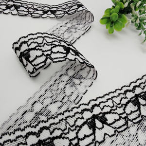 Cinta Elástica de Nailon Multicolor HH4K, Cinta Deportiva con Estampado de Flores Sostenibles y Logotipo, Tejido de Punto - Product Image 1