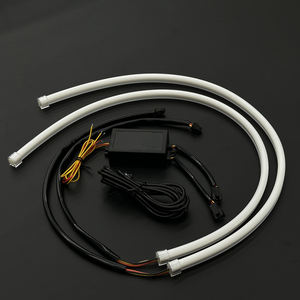 Nouvelle Meilleure Vente Marque Taïwanaise 2 Pièces Bande Lumineuse LED RVB Colorée et Clignotant Intérieur Voiture 12V Lumières LED - Product Image 4