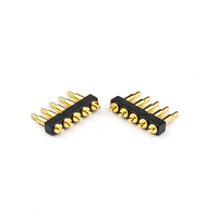 12mm 2 3 4 5 6 7 8 9 10 Pin eléctrico magnético Pogo Pin conector con oreja conector magnético Cable Usb
