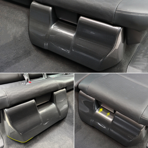 <span class=keywords><strong>Protector</strong></span> Antipatadas de Fibra de Carbono para Debajo del Asiento Trasero, para <span class=keywords><strong>Toyota</strong></span> <span class=keywords><strong>Land</strong></span> <span class=keywords><strong>Cruiser</strong></span> 250 LC250 Prado, Accesorios 2024-2026, Cubierta Trasera Brillante - Product Image 3