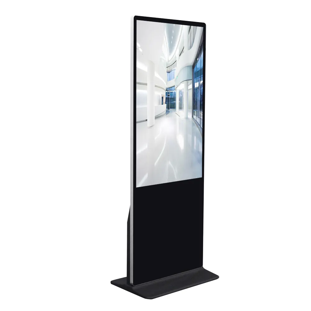 Bodenst änder 50 55 65 Zoll Wifi Interaktiver Touchscreen Kiosk Werbung Lcd Digital anzeige