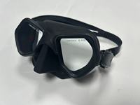 DIVESTAR masker selam Scuba kustom, wajah penuh silikon desain baru warna-warni dengan tampilan lebar untuk anak-anak