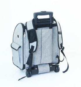 <span class=keywords><strong>Sac</strong></span> de voyage <span class=keywords><strong>pour</strong></span> animal de compagnie, dispositif à roulettes <span class=keywords><strong>pour</strong></span> chiens et chats, approuvé <span class=keywords><strong>a</strong></span>érien, s'accroche sur les roues, cage, et maison <span class=keywords><strong>pour</strong></span> petits animaux - Product Image 4