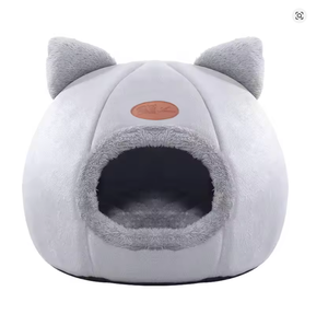 겨울철 고양이 침대 작은 매트 바구니 소형견 하우스 제품 애완동물 텐트 아늑한 동굴 둥지 실내 고양이 침대 (새로운 딥 슬립 컴포트) - Product Image 4