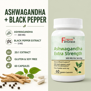 Fabricante de Suplementos Herbales Shecome Ashwagandha para Adultos, Apoyo para la Calidad del Sueño, 60 Cápsulas de Ashwagandha - Product Image 3