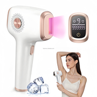 Depiladora de Hielo Portátil Compacta para Uso Doméstico, Indolora, Fácil de Usar, Modelo Popular en el Medio Oriente, Estilo Femenino