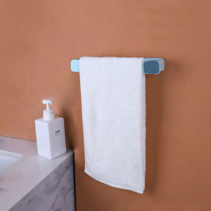 Pantofole multifunzionali in plastica ganci di nuovo tipo a parete da bagno portasciugamani ripiano di stoccaggio per soggiorno adatto - Product Image 5