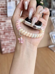 Bracelet à perles de dessin animé pour <span class=keywords><strong>Apple</strong></span> <span class=keywords><strong>Watch</strong></span> S10/11 42mm 46 9 8 45 41mm, bracelet pour iWatch <span class=keywords><strong>SE</strong></span> 40/44mm - Product Image 4