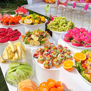 SHP personalizado acrílico anidamiento cubo estante de exhibición Buffet comida elevadores soporte boda Navidad Catering postre joyería escaparate - Product Image 2