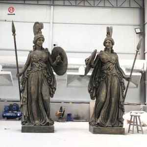 Gran Escultura de Fibra de Vidrio de <span class=keywords><strong>Atenea</strong></span> en Oferta, Estatuas Griegas Femeninas Romanas para Jardín - Product Image 1